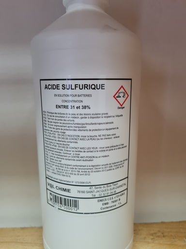 Acide sulfurique batterie 1L